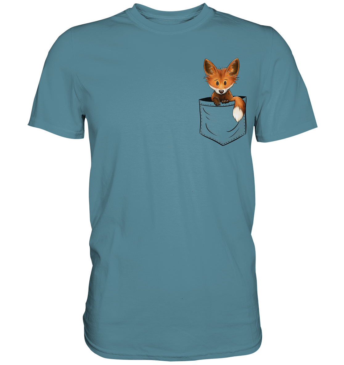 Funky Fuchs in der Tasche - Premium Shirt