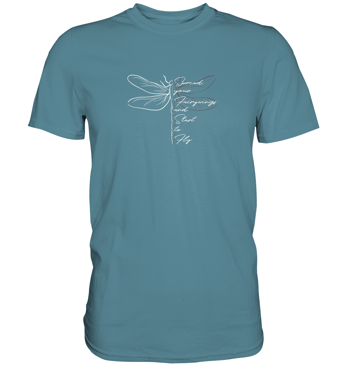 Breite die Flügel aus und flieg los | Libelle - Premium Shirt