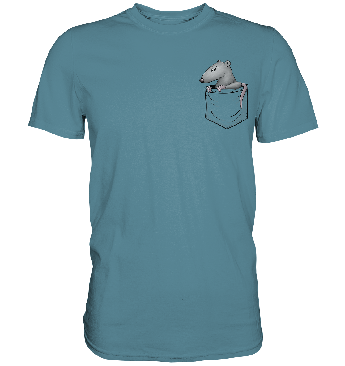 Kleine Ratte in der Tasche - Premium Shirt