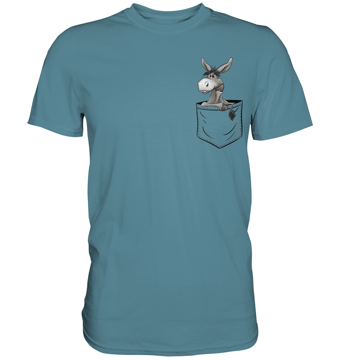 Bockiger Esel in Deiner Tasche - Premium Shirt