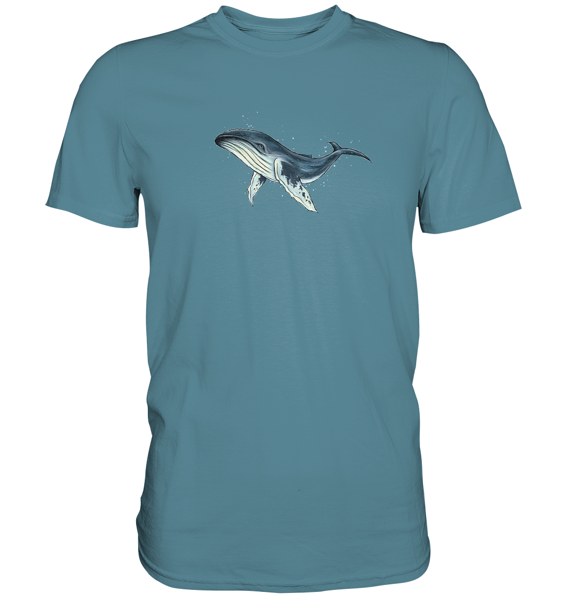 Tiefsee Ozean-Riese Buckelwal - Premium Shirt