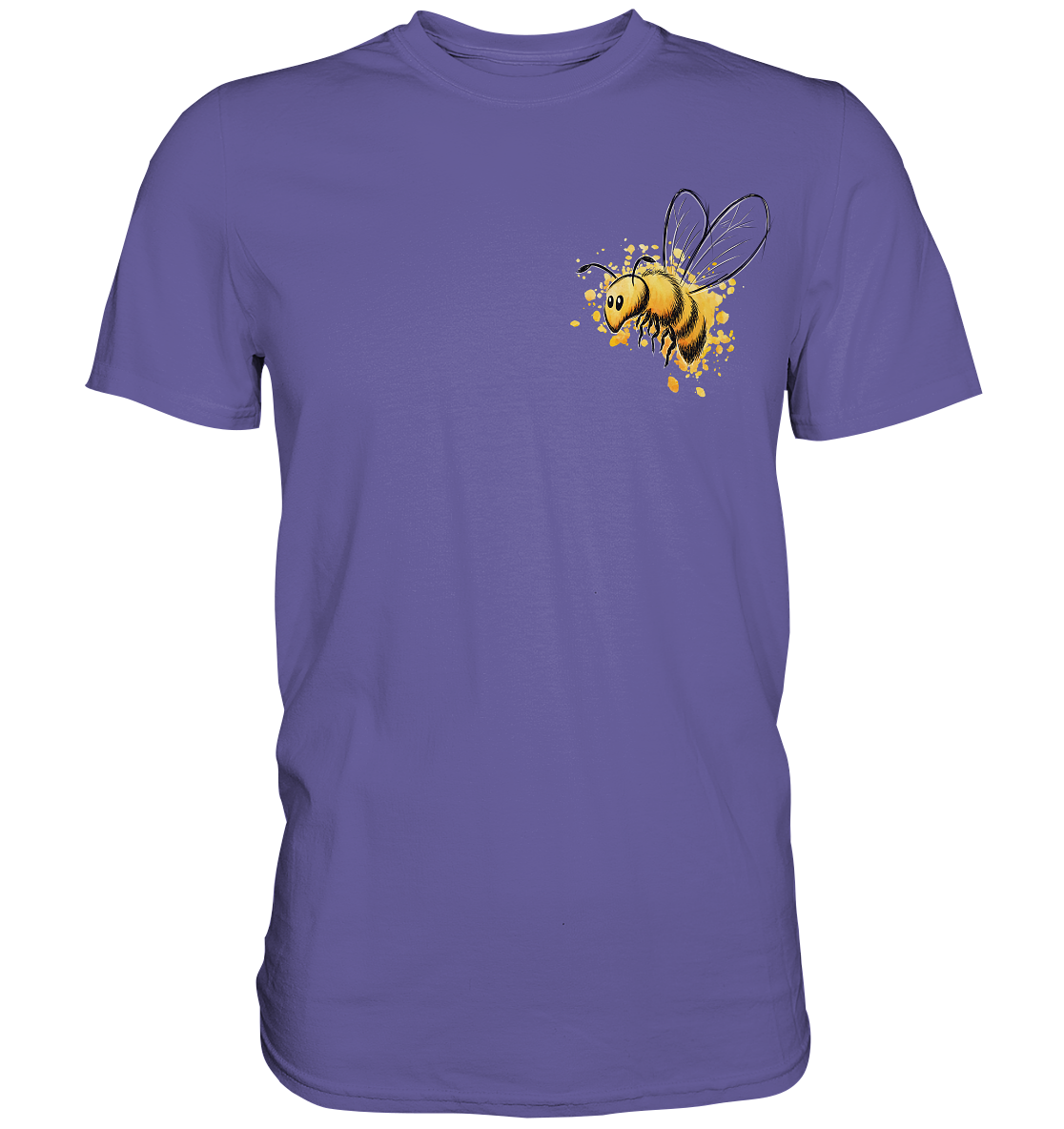 Lässige kleine Honig-Biene - Premium Shirt