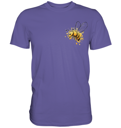 Lässige kleine Honig-Biene - Premium Shirt