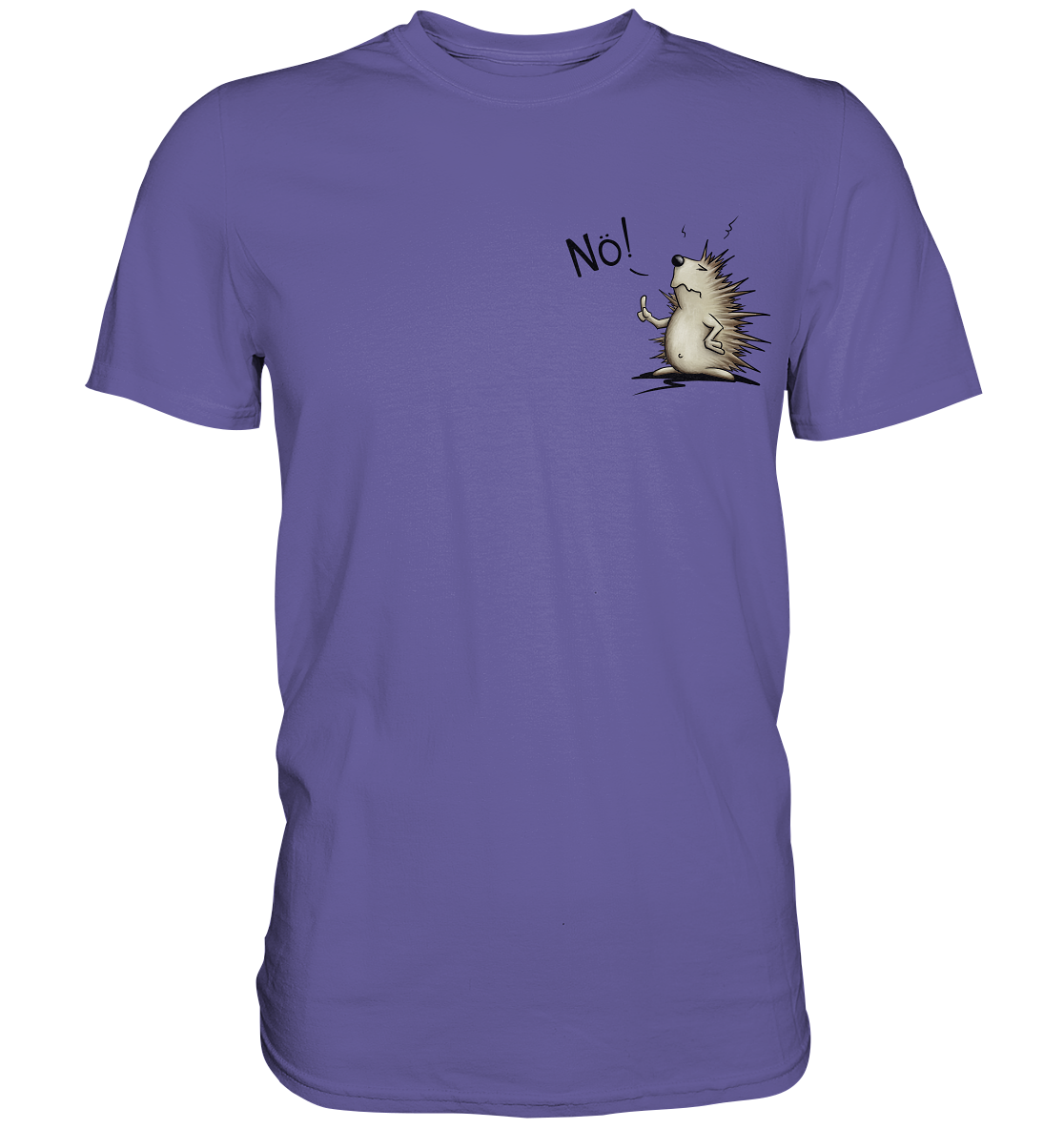 Nö! Grummeliger Igel - Premium Shirt