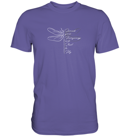 Breite die Flügel aus und flieg los | Libelle - Premium Shirt