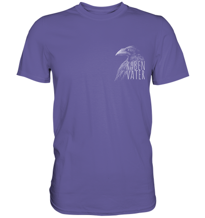 Rabenvater schwarzer Rabe Krähe - Premium Shirt