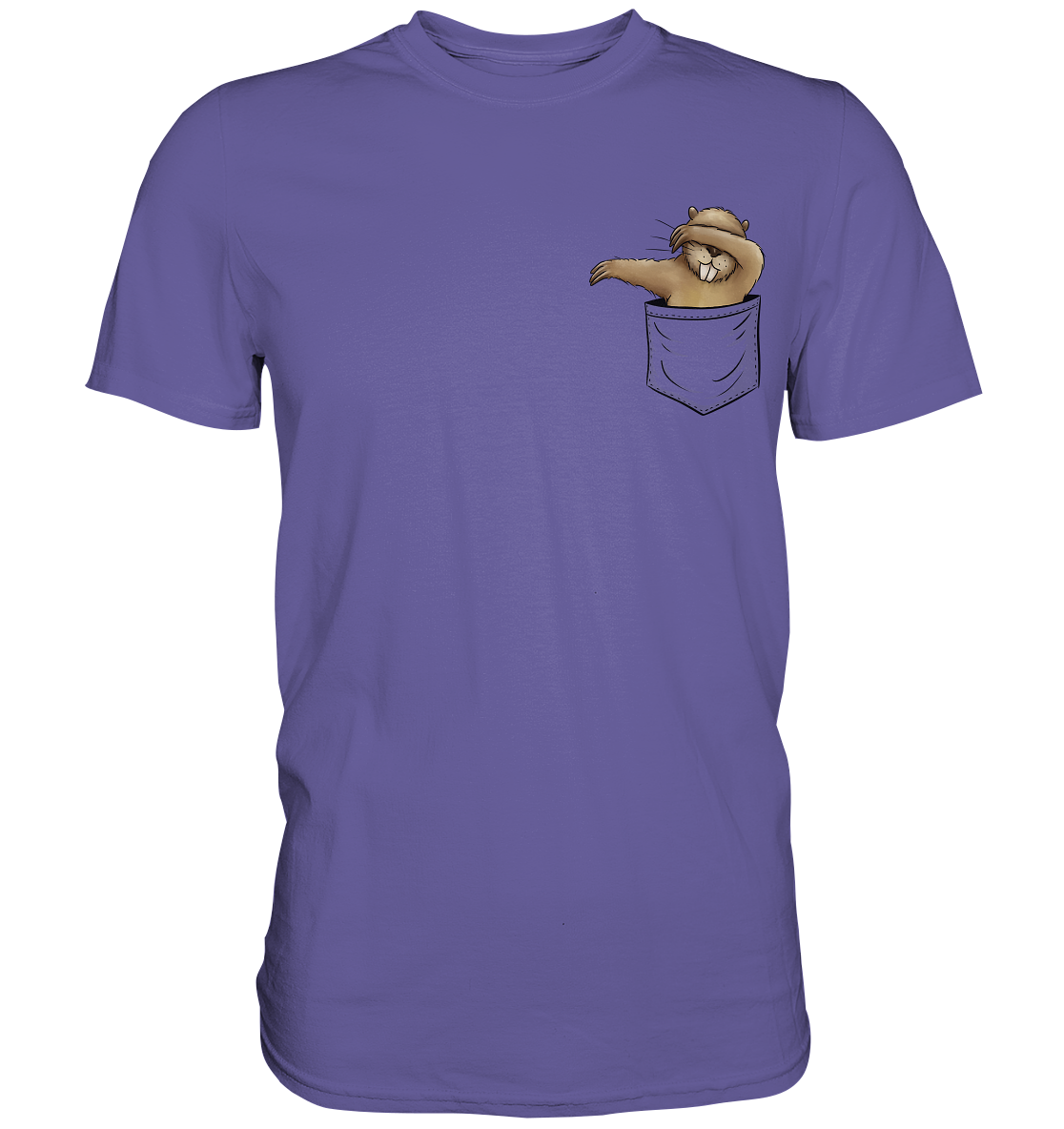 Dabbender Biber in Deiner Tasche - Premium Shirt