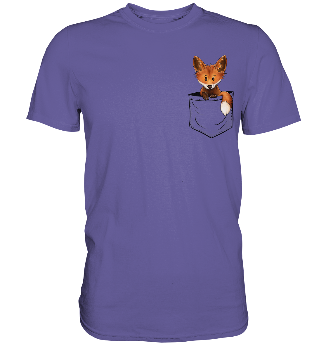Funky Fuchs in der Tasche - Premium Shirt