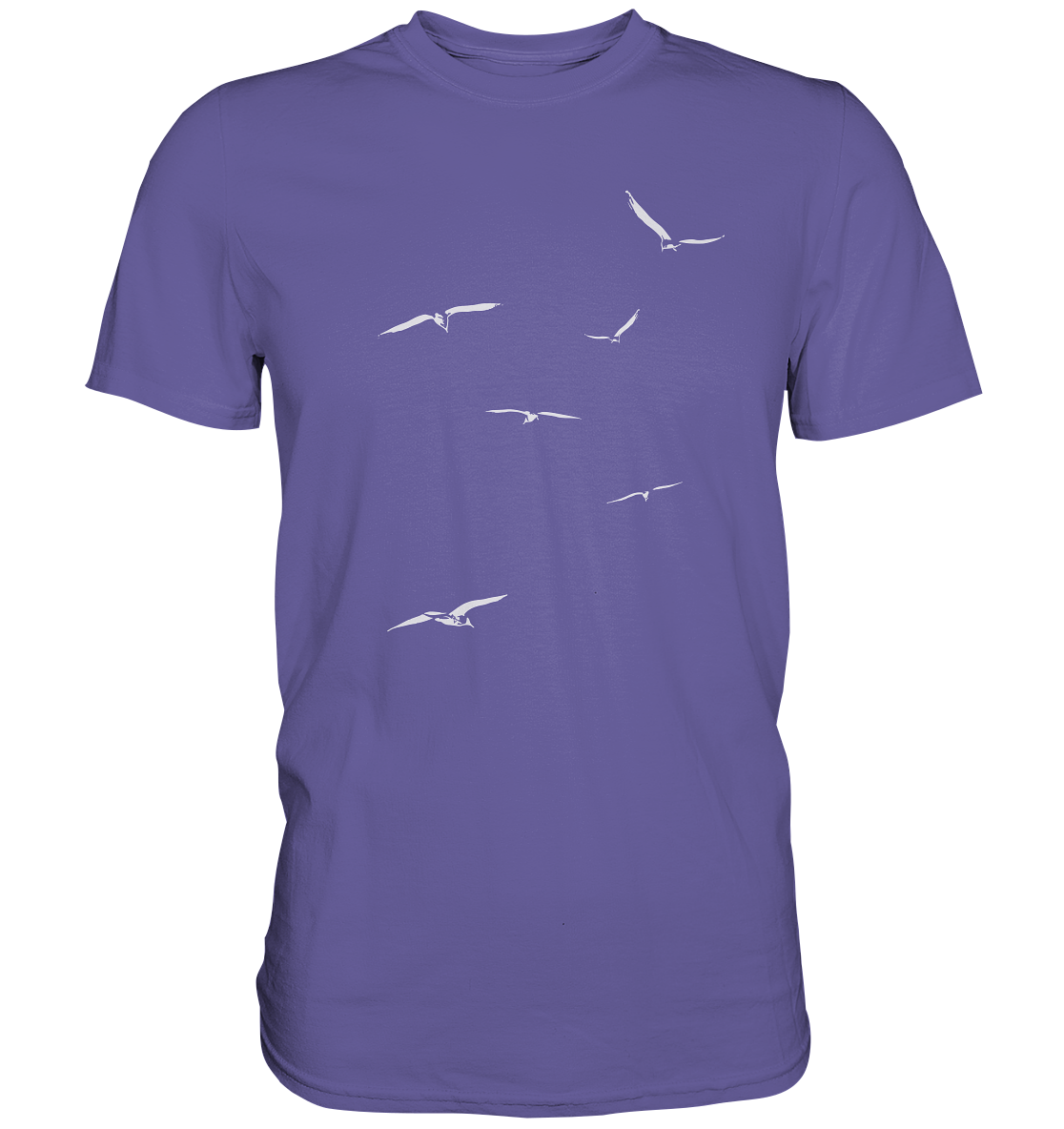 Vogelschwarm – Traum vom Fliegen - Premium Shirt
