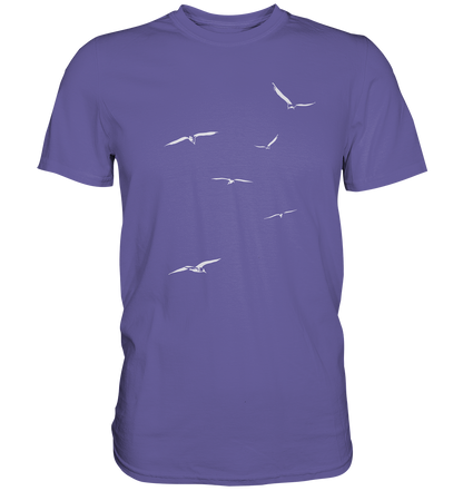 Vogelschwarm – Traum vom Fliegen - Premium Shirt