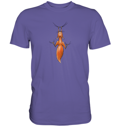 Rotes Eichhörnchen hängt ab - Premium Shirt