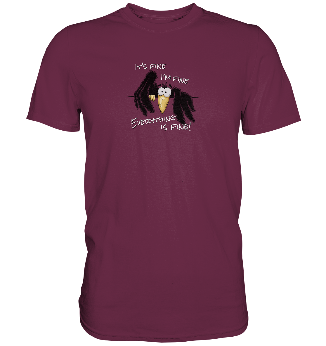 I’m Fine Rabe | Alles Gut Krähe - Premium Shirt