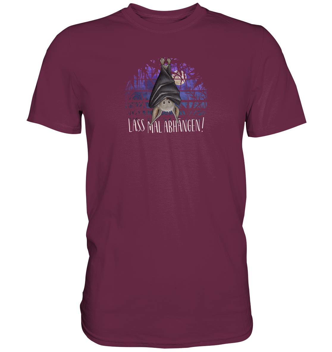 Lass mal abhängen Fledermaus - Premium Shirt