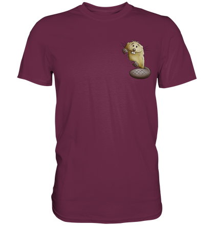 Lustiger frecher Biber - Premium Shirt