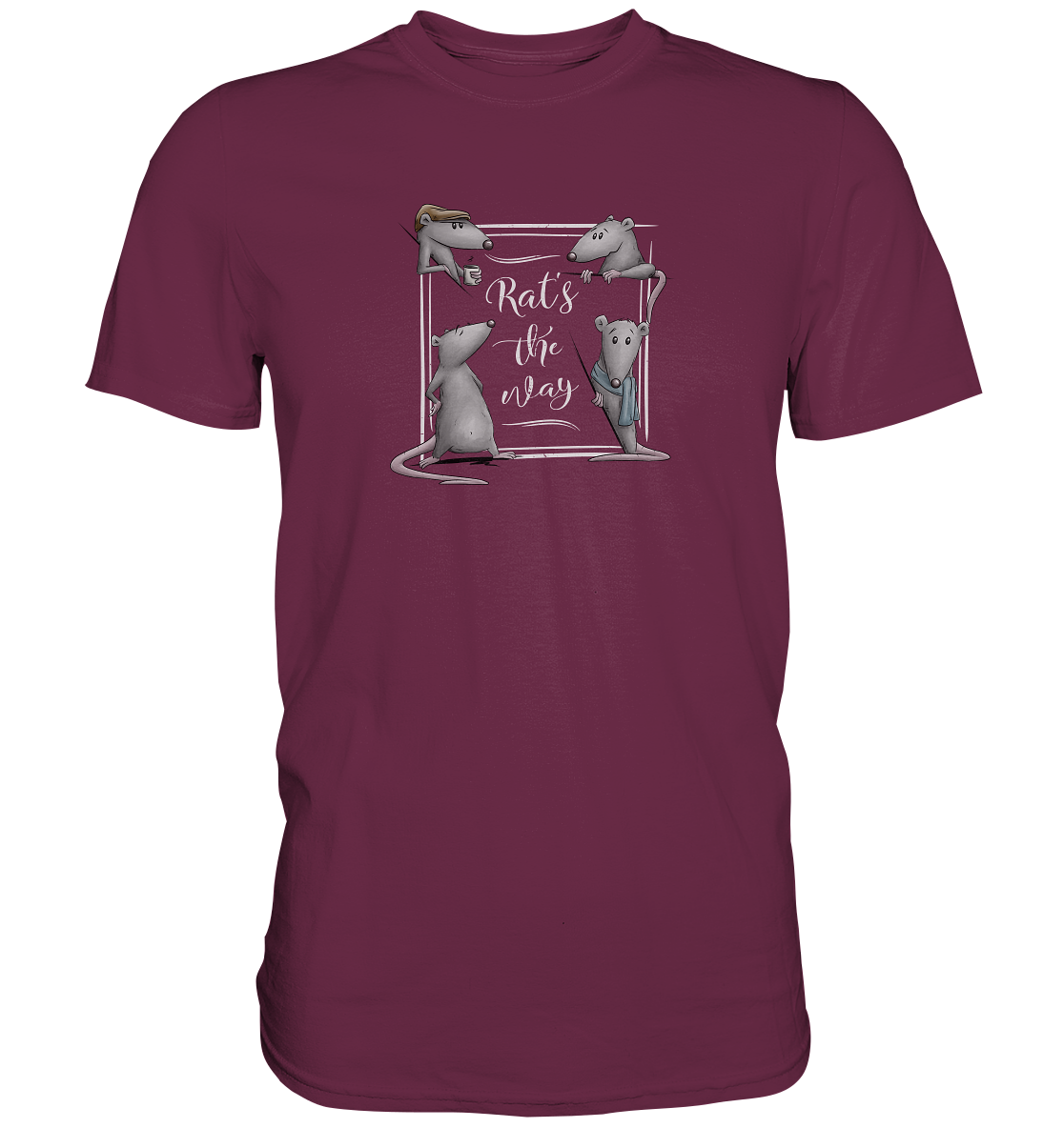 Rat’s The Way Kaffeehaus Ratten - Premium Shirt
