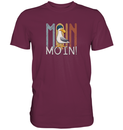 Moin Moin norddeutsche Möwe - Premium Shirt