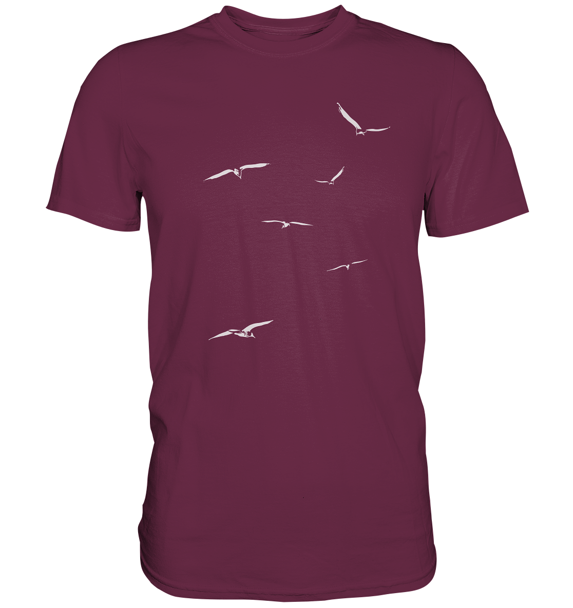Vogelschwarm – Traum vom Fliegen - Premium Shirt