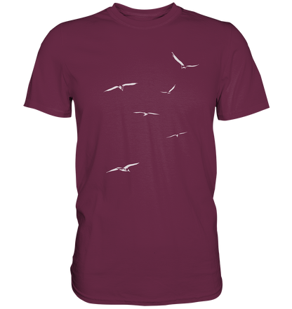 Vogelschwarm – Traum vom Fliegen - Premium Shirt