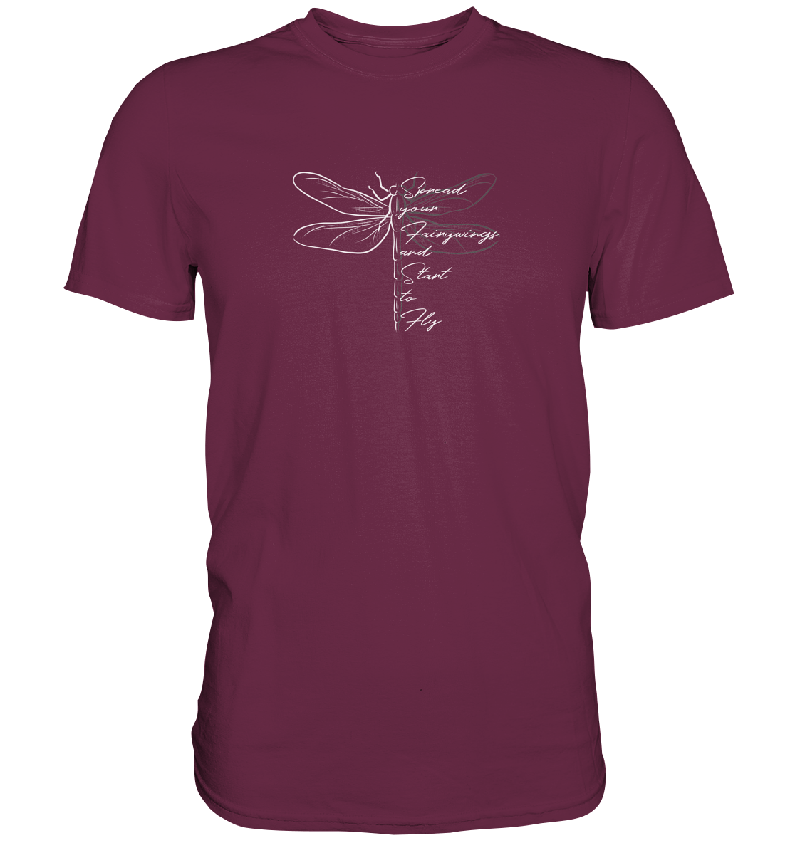 Breite die Flügel aus und flieg los | Libelle - Premium Shirt