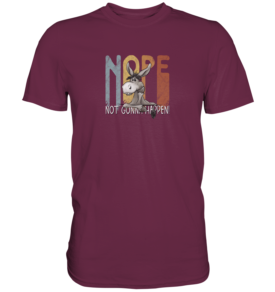 Nope | bockiger Esel - Premium Shirt