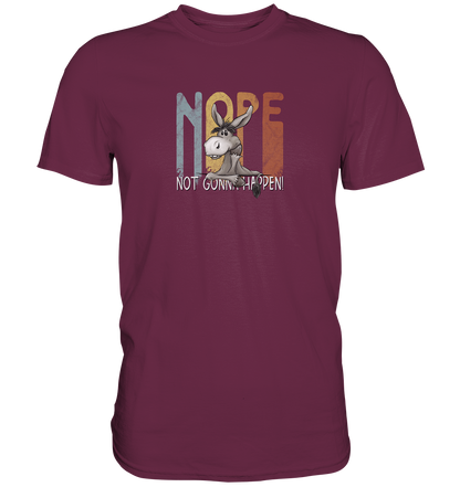 Nope | bockiger Esel - Premium Shirt