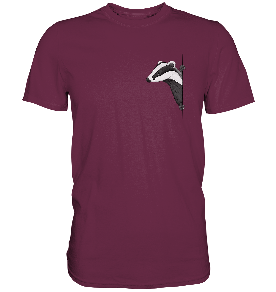 Lässiger Dachs Meister Grimbart - Premium Shirt
