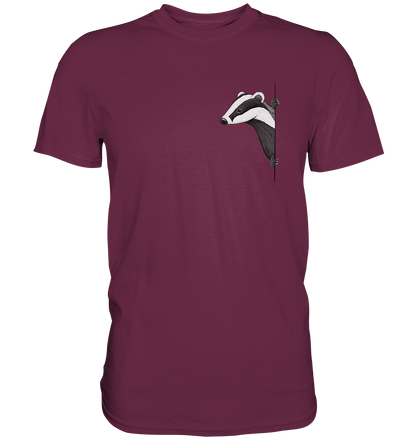 Lässiger Dachs Meister Grimbart - Premium Shirt