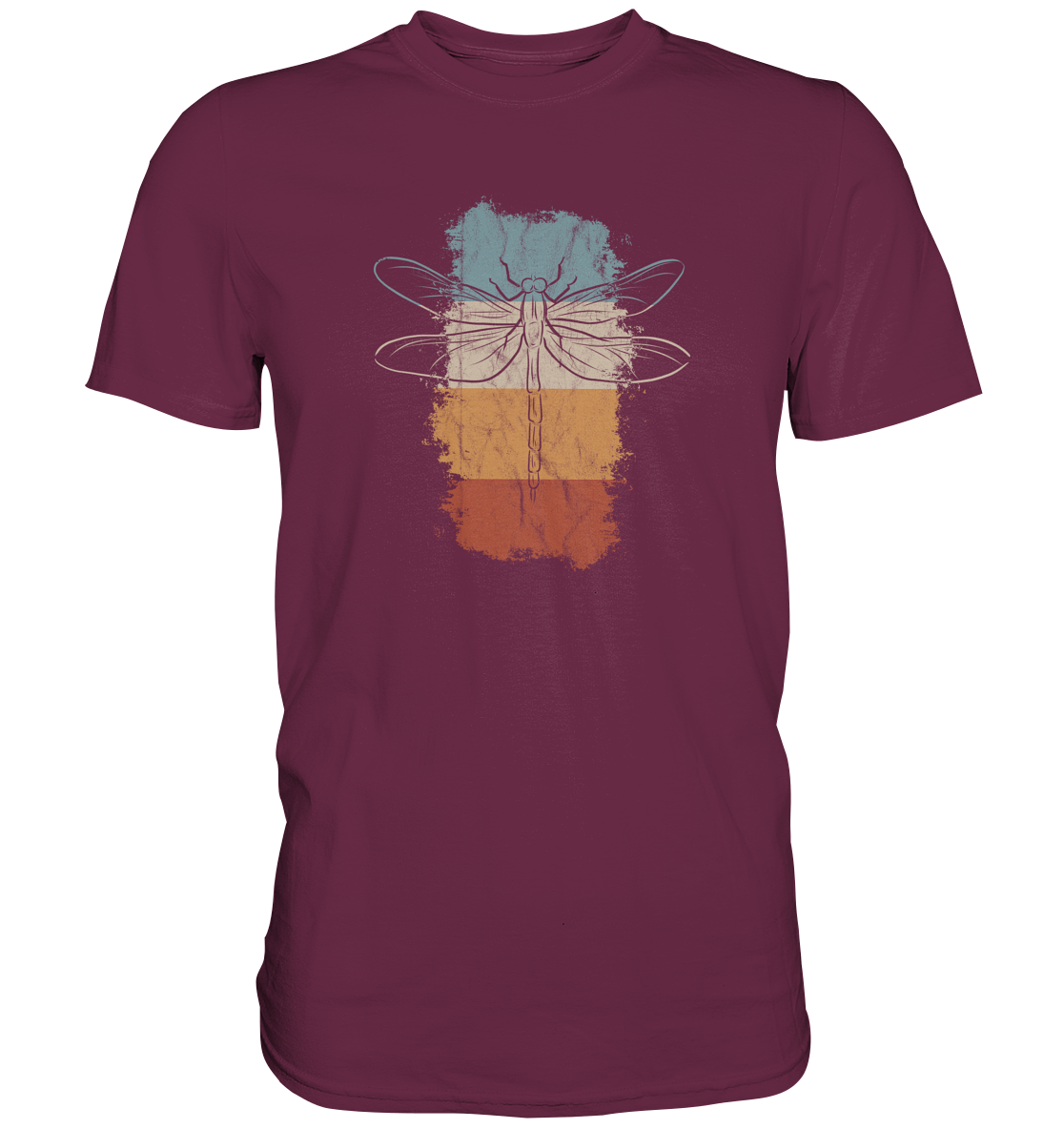 Retro Kunst Libelle | Vintage Dragonfly - Premium Shirt