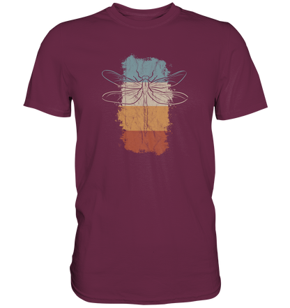 Retro Kunst Libelle | Vintage Dragonfly - Premium Shirt