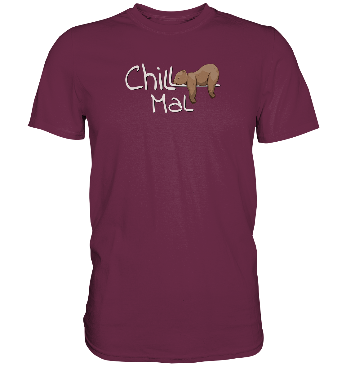 Chill Mal schläfriger Braunbär - Premium Shirt