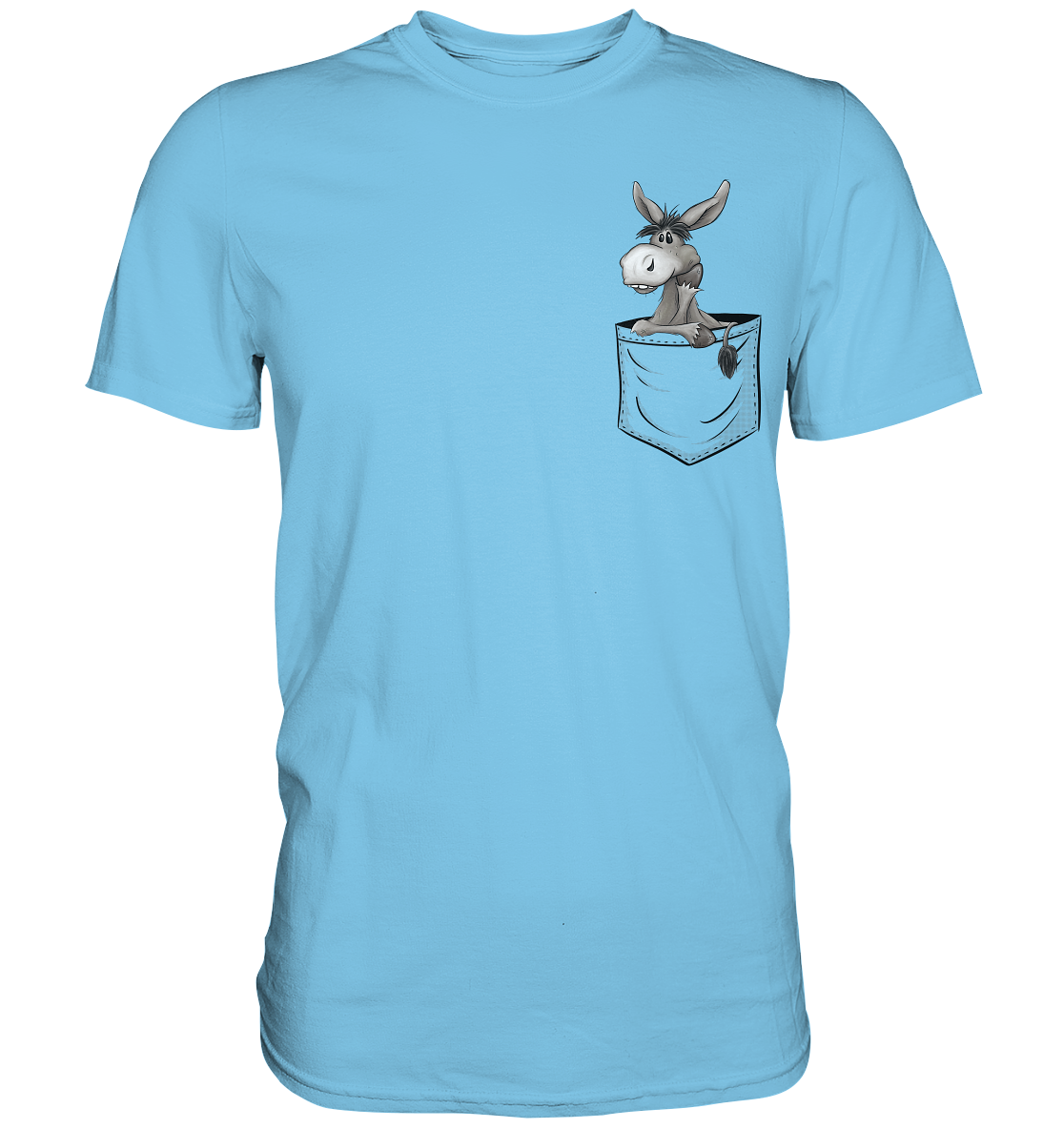 Bockiger Esel in Deiner Tasche - Premium Shirt