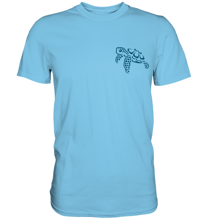Lässig lustige Wasserschildkröte - Premium Shirt
