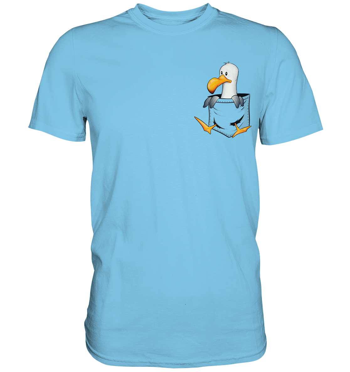 Kleine Möwe In Deiner Tasche - Premium Shirt