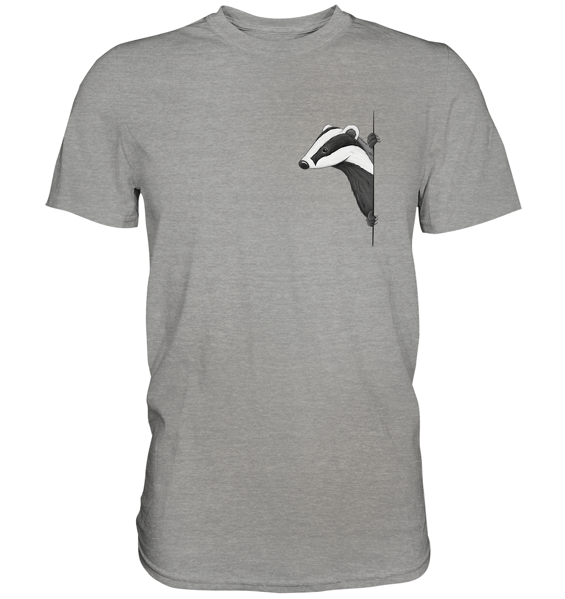 Lässiger Dachs Meister Grimbart - Premium Shirt