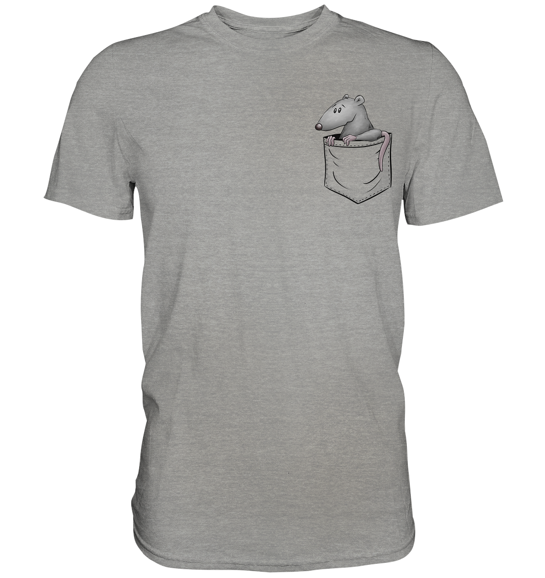 Kleine Ratte in der Tasche - Premium Shirt