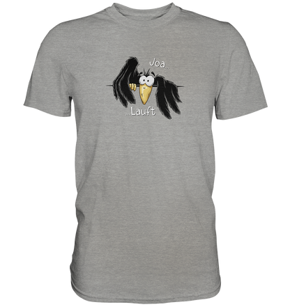 Joa Läuft Krähe gechillter Rabe - Premium Shirt