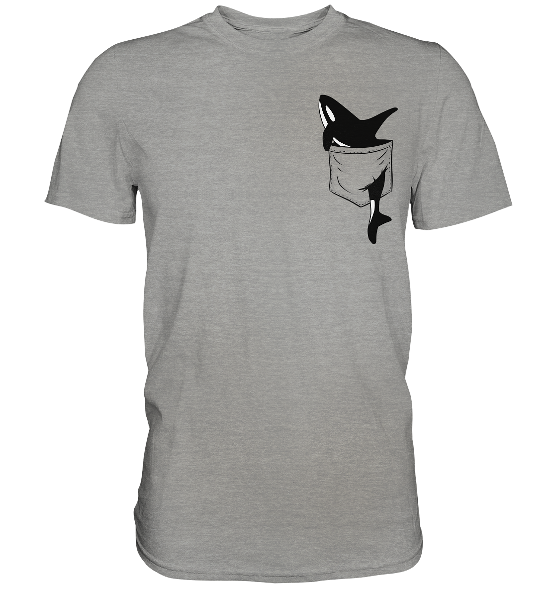 Orca In Deiner Tasche - Premium Shirt