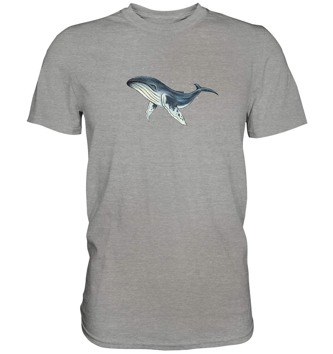 Tiefsee Ozean-Riese Buckelwal - Premium Shirt