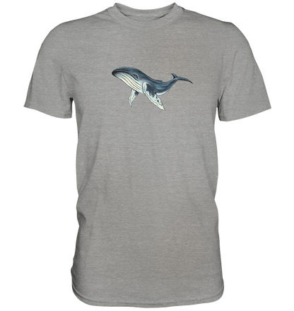 Tiefsee Ozean-Riese Buckelwal - Premium Shirt