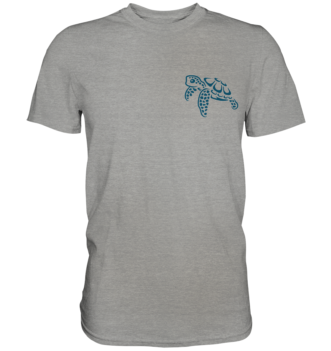 Lässig lustige Wasserschildkröte - Premium Shirt
