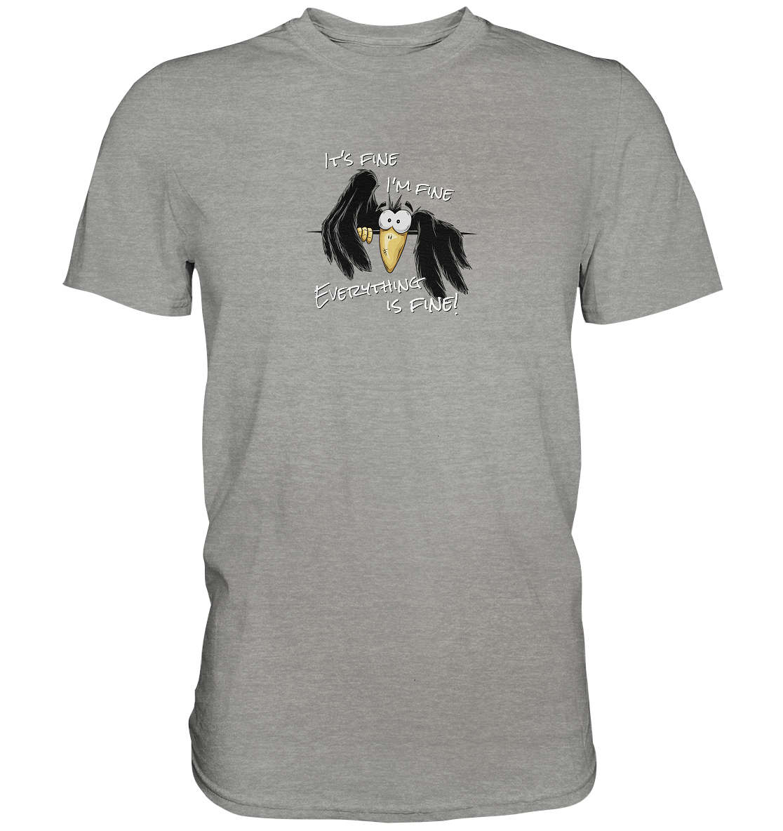 I’m Fine Rabe | Alles Gut Krähe - Premium Shirt