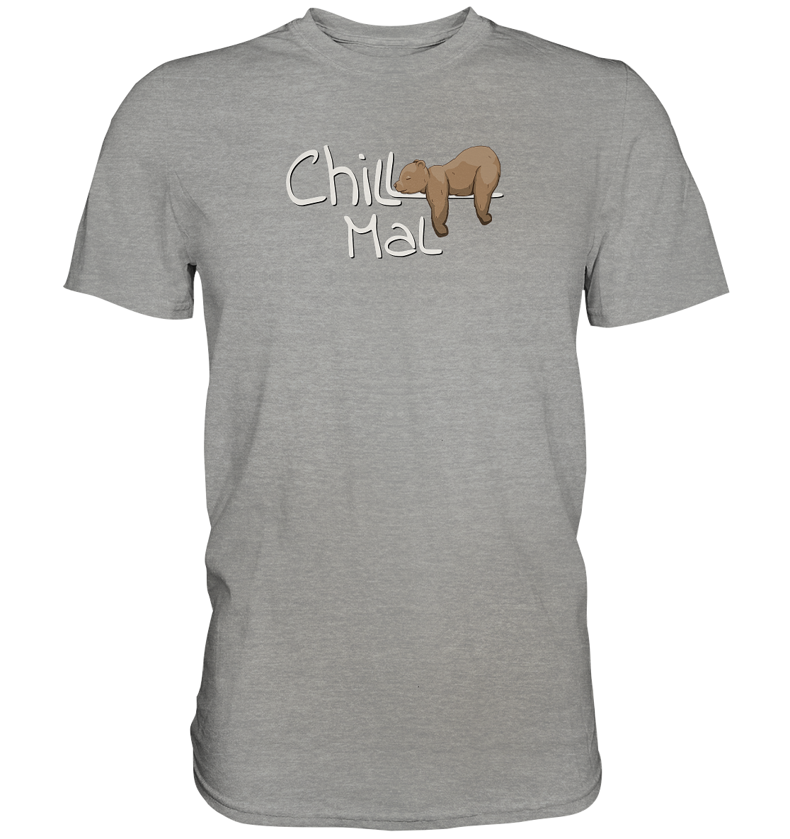 Chill Mal schläfriger Braunbär - Premium Shirt