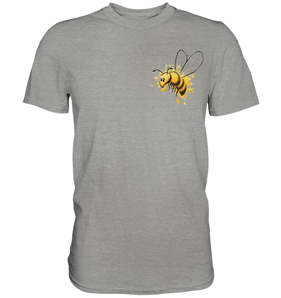Lässige kleine Honig-Biene - Premium Shirt