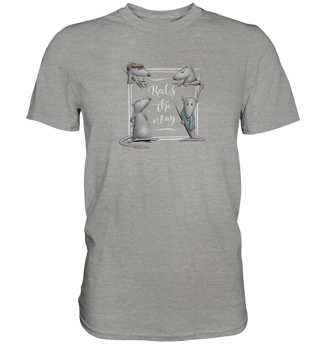 Rat’s The Way Kaffeehaus Ratten - Premium Shirt