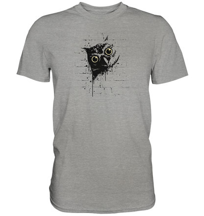 Lässige Street Art Eule - Premium Shirt