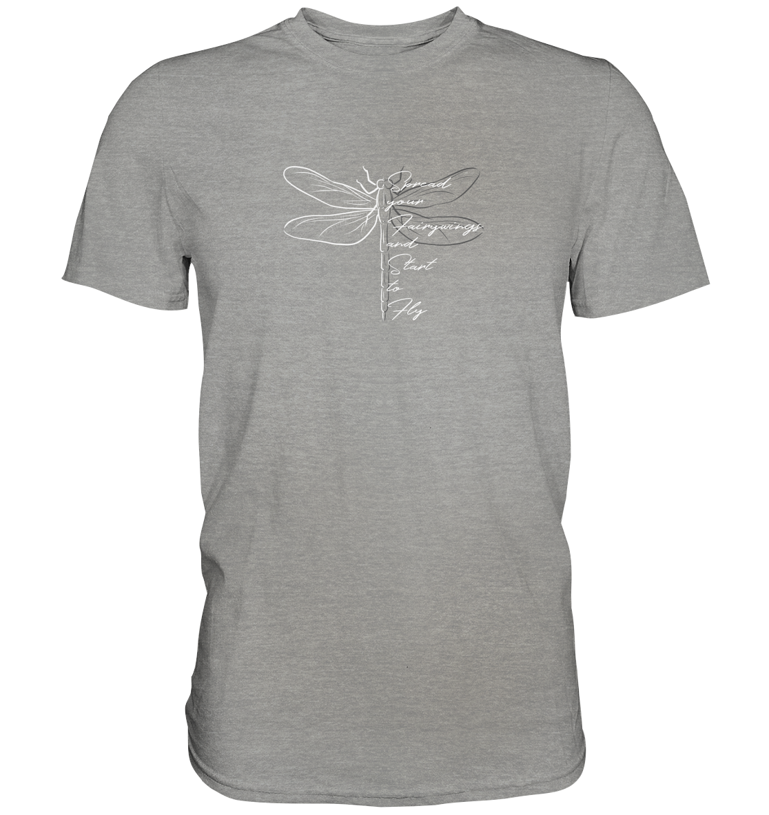Breite die Flügel aus und flieg los | Libelle - Premium Shirt