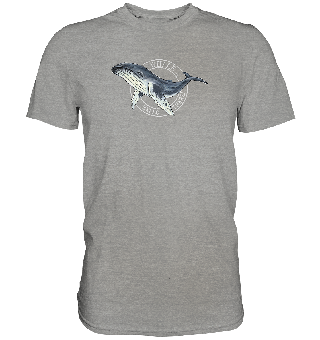 Whale, Hello There | Buckelwal - Premium Shirt