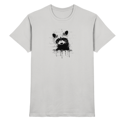 Funky Street Art Waschbär - Premium Shirt