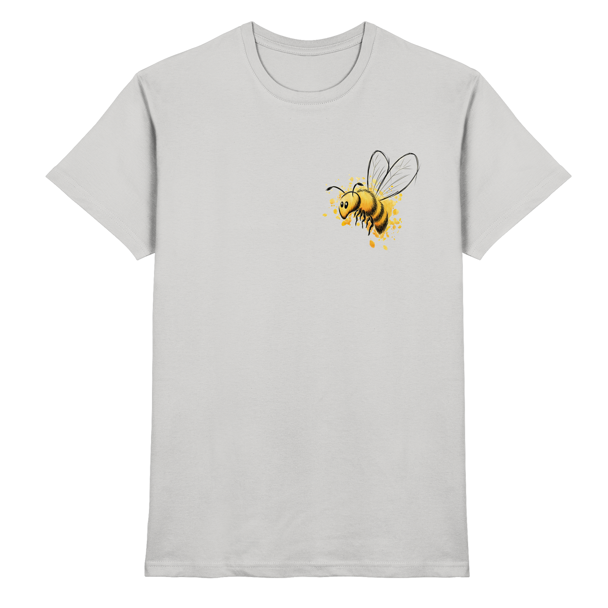 Lässige kleine Honig-Biene - Premium Shirt