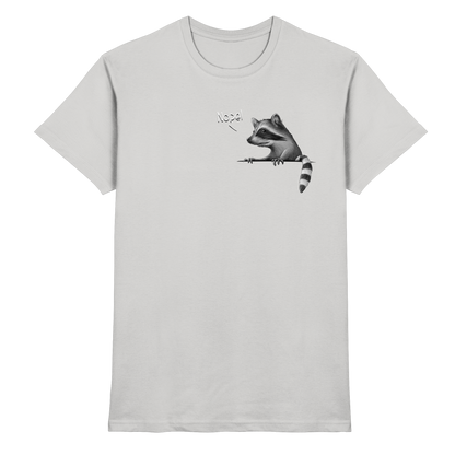 Nope! Frecher verwegener Waschbär - Premium Shirt